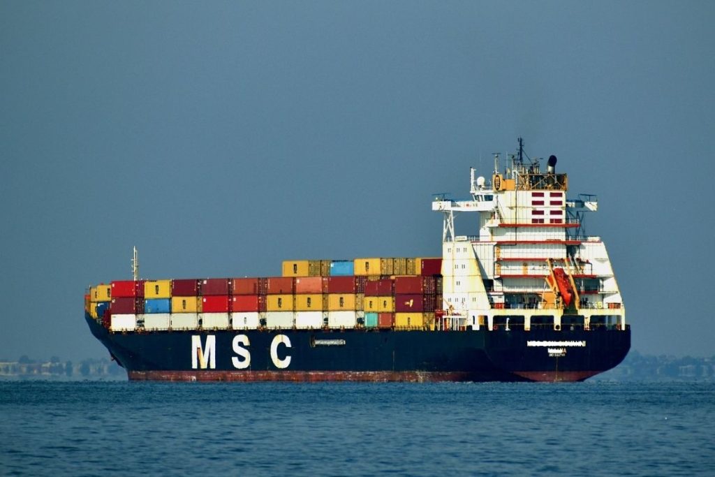 MSC ship- Image for representation purpose only
