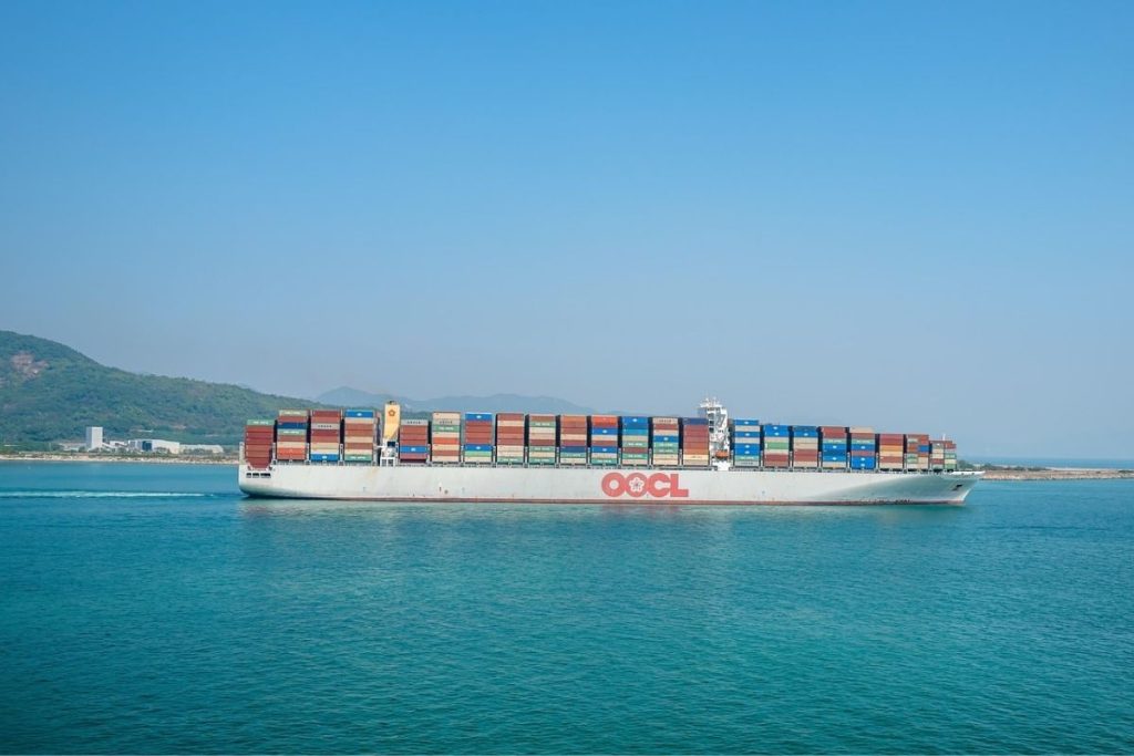 OOCL ship - Image for representation purpose only