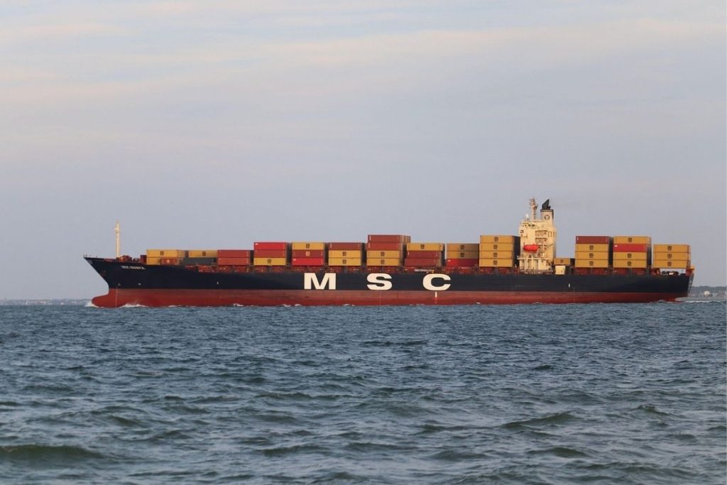MSC Ship - image for representation purpose only
