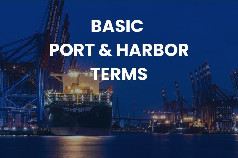 Basic Port and Harbor Terms You Should Know