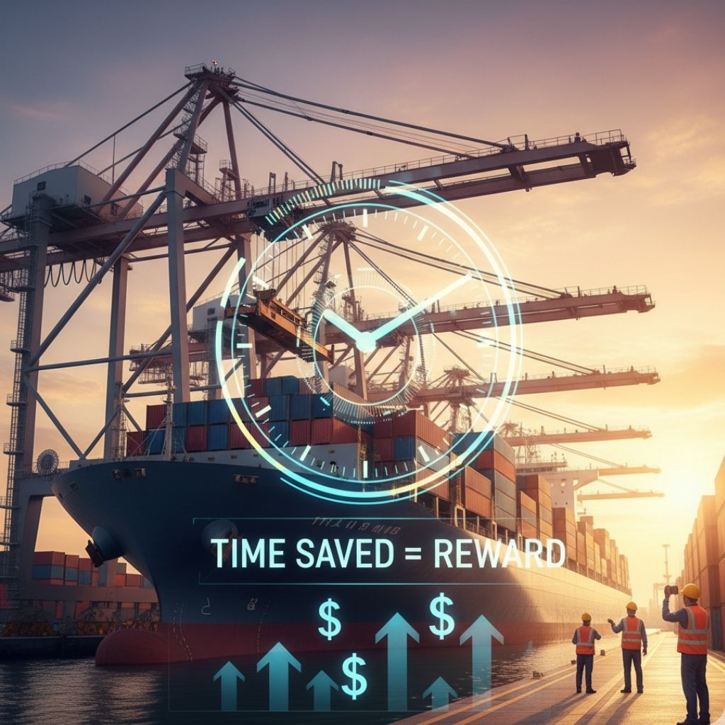 Dispatch is like a reward offer for finishing cargo operation earlier than the allowed laytime.