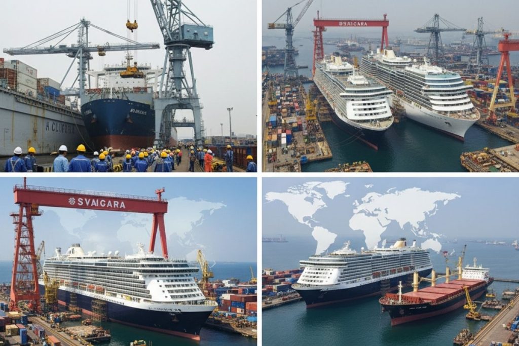 Image - Collage of Largest Shipbuilding Companies - Representative Purpose Only