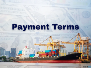 Payment Terms in Shipping